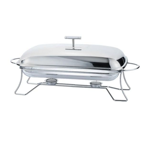 Rechaud Retangular De Inox 3 Litros - Mimostyle                                                                                                        0