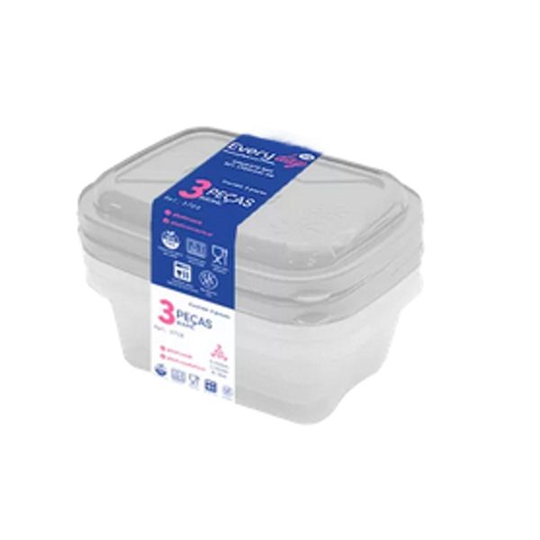 Conjunto Box Retangular Everyday 3m Sortido - Mb                                                                                                       0