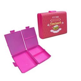 Lancheira Rosa Label - Toyplast 0
