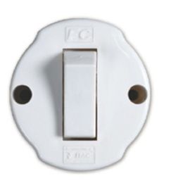1 Interruptor Externo Simples Branco - Fc  0