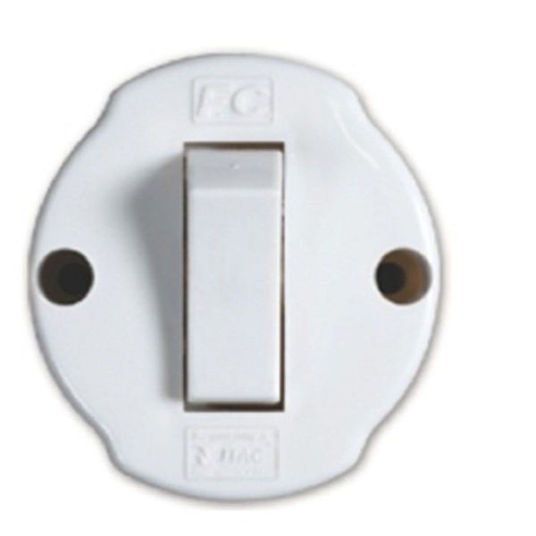 1 Interruptor Externo Simples Branco - Fc  0