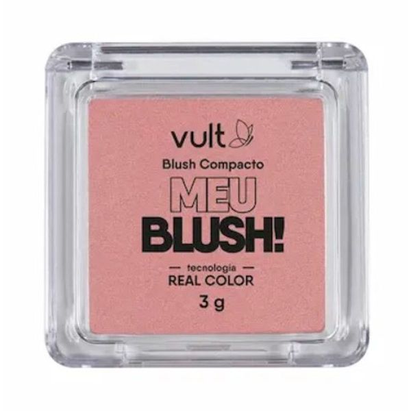 Blush Compacto Rosa Matte Meu Blush  3g - Vult 0