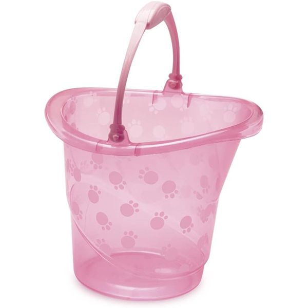 Balde Infantil Rosa Translucido - Adoleta Bebe 0