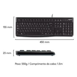 Teclado Logitech K120 Keyboard Usb 2
